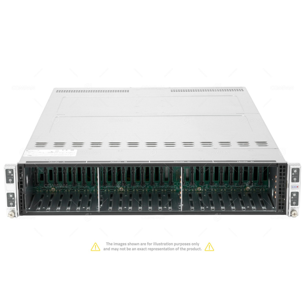 Supermicro SYS-2029TP-HC0R 4x X11DPT-PS 8x Xeon Gold 6128 512GB RAM